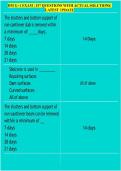 DM G&plus;1 EXAM &vert; 157 QUESTIONS WITH ACTUAL SOLUTIONS&vert; LATEST UPDATE