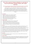 WGU D514 Analytical Methods of Healthcare Leadership OA Exam Prep 2026 &vert; 200&plus; Questions with Detailed Rationales