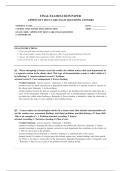  LIPPINCOTT EXAM 2026 COMPLETE EXAM QUESTIONS AND ANSWERS 100&percnt; VERIFIED A&plus; GRADE ASSURED&excl;&excl;&excl;&excl;&excl; NEW LATEST UPDATE&excl;&excl;&excl;&excl;