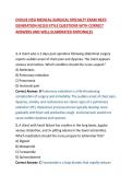 EVOLVE HESI MEDICAL-SURGICAL SPECIALTY EXAM NEXT-GENERATION NCLEX-STYLE QUESTIONS WITH CORRECT ANSWERS AND WELL-ELABORATED RATIONALES