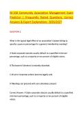 M-100 Community Association Management Exam &NewLine;Predictor &vert; Frequently Tested Questions&comma; Correct &NewLine;Answers & Expert Explanations  2026&sol;2027 