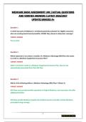 MEDICARE BASIC ASSESSMENT UHC &vert;ACTUAL QUESTIONS AND VERIFIED ANSWERS &vert;LATEST 2026&sol;2027 UPDATE&vert;GRADED A&plus;