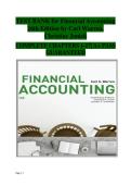 Financial Accounting 16th Edition by Carl Warren & Christine Jonick &colon; Comprehensive Test Bank &vert; Chapters 1&ndash;17 &semi; Verified Exam Questions & Complete Answers