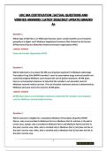 UHC UNITED HEALTH CARE MEDICARE CERTIFICATION ASSESSMENT BUNDLE&vert; QUESTIONS AND VERIFIED ANSWERS &vert;LATEST 2026&sol;2027 UPDATE