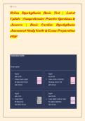 Relias Dysrhythmia Basic Test &vert; Latest Update &vert; Comprehensive Practice Questions & Answers &vert; Basic Cardiac Dysrhythmia Assessment Study Guide & Exam Preparation PDF