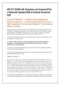 API 571 EXAM with Questions and Answers&sol;Plus &NewLine;a Rationale Updated 2026 A&plus;&sol;Instant Download &NewLine;PDF 