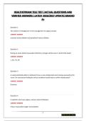 HEALTHSTREAM TELE TEST &vert;ACTUAL QUESTIONS AND VERIFIED ANSWERS &vert;LATEST 2026&sol;2027 UPDATE&vert;GRADED A&plus;