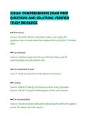 SUS1501 COMPREHENSIVE EXAM PREP&NewLine;QUESTIONS AND SOLUTIONS VERIFIED&NewLine;STUDY RESOURCE&NewLine;