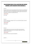 HEALTHSTREAM EXAM &vert;ACTUAL QUESTIONS AND VERIFIED ANSWERS &vert;LATEST 2026&sol;2027 UPDATE&vert;GRADED A&plus;