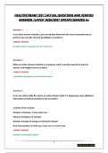 HEALTHSTREAM TEST &vert;ACTUAL QUESTIONS AND VERIFIED ANSWERS &vert;LATEST 2026&sol;2027 UPDATE&vert;GRADED A&plus;