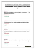 HEALTHSTREAM ALL MODULES &vert;ACTUAL QUESTIONS AND VERIFIED ANSWERS &vert;LATEST 2026&sol;2027 UPDATE&vert;GRADED A&plus;