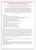 WGU C483 Principles of Management Exam Prep &vert; 250 Verified Questions & Rationales for 2026&sol;2027