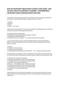 NUR 426 COMMUNITY HEALTH EXAM 4 &lpar;FINAL&rpar; STUDY GUIDE &vert; NUR 426 FINAL PRACTICE QUESTIONS & ANSWERS &vert; COMPREHENSIVE COMMUNITY HEALTH NURSING REVIEW 2026&sol;2027