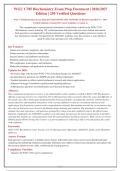 WGU C785 Biochemistry Exam 2026&sol;2027&colon; 250 Verified Q&A&comma; Rationales & Practice Tests