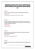 PROGRESSIVE CARE RN A TEST &vert;ACTUAL QUESTIONS AND VERIFIED ANSWERS &vert;LATEST 2026&sol;2027 UPDATE&vert;GRADED A&plus;