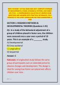 HDFS 210 Exam 1 2026-2027&colon; The Complete Study Guide with 100&plus; Verified Practice Questions and Expert Rationales &vert; Covers Developmental Theories&comma; Prenatal Development&comma; Infant Growth&comma; and Family Systems