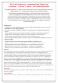 WGU D118 Objective Assessment Exam 2026&sol;2027 &vert; 250 Verified Q&A with Rationales for Adult Primary Care