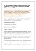 NR 229 Chamberlain College Of Nursing -NR 229 Exam 2 EXAM &NewLine;with Questions and Answers&sol;Plus a Rationale Updated 2026 &NewLine;A&plus;&sol;Instant Download PDF 