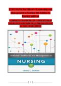 Effective Leadership & Management in Nursing&comma; 9th Edition &colon; Comprehensive Test Bank &vert; Eleanor Sullivan &vert; Complete Chapters 1&ndash;28 &semi; Verified Exam Questions&comma; Answers & Rationales &vert; Ultimate Nursing Exam Preparation Guide