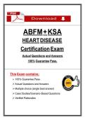 ABFM &plus; KSA Health Counseling & Preventive Care Exam &lpar;2025&sol;2026&rpar; &ndash; Actual Questions & Answers &ndash; 100&percnt; Pass&NewLine;