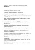 CM 3111 EXAM 2 QUESTIONS AND ACCURATE ANSWERS