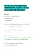 UWF EDF 6224 UPDATED ACTUAL&NewLine;QUESTIONS AND CORRECT ANSWERS&NewLine;COMPREHENSIVE STUDY GUIDE&NewLine;