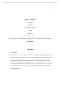 BUSI 887 Task Four&colon;Research Framework &vert; 2026 Update with complete solutions&period;