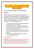 Glynco FLETC &ndash; Criminal Law Exam Questions and Verified Answers with Rationale &vert; Latest Edition 2026&sol;2027