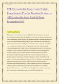 ATI RN Leadership Exam &vert; Latest Update &vert; Comprehensive Practice Questions & Answers &vert; RN Leadership Study Guide & Exam Preparation PDF