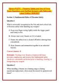 Glynco FLETC &ndash; Firearms Safety and Use of Force Exam Questions and Verified Answers with Rationale &vert; Latest Edition 2026&sol;2027