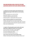 NSG 3500 MATERNAL EXAM 1 PRACTICE TEST BANK QUESTIONS COMPLETE WITH 100&percnt; VERIFIED ANSWERS