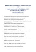 MMSC491 Exam 1&comma; Exam 2&comma; Exam 3 &ndash; Complete Exam Study&NewLine;Guide&NewLine;Practice Questions with Verified ANSWER-s &vert; 100&percnt;&NewLine;Guaranteed Value Pack GRADED A&plus;&NewLine;Latest 2026&sol;2027 Update