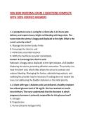 NSG 3500 MATERNAL EXAM 3 QUESTIONS COMPLETE WITH 100&percnt; VERIFIED ANSWERS