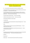 SSA Test Questions with all Correct & 100&percnt; Verified Answers &vert;Guaranteed to Pass