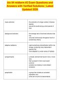 bio 94 midterm &num;2 Exam Questions and&NewLine;Answers with Verified Solutions &vert; Latest&NewLine;Updated 2026