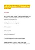 ANCC Family Nurse Practitioner &lpar;FNP-BC&rpar; Ultimate Certification &NewLine;Review Bundle &vert; Complete QUESTION Bank&comma; Practice Exams & &NewLine;Verified Answers 