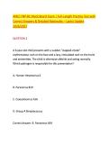 ANCC FNP-BC Mock Board Exam &vert; Full-Length Practice Test with &NewLine;Correct Answers & Detailed Rationales &ndash; Latest Update &NewLine;2026&sol;2027 