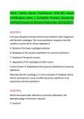 ANCC Family Nurse Practitioner &lpar;FNP-BC&rpar; Board &NewLine;Certification Exam &vert; Complete Practice Questions&comma; &NewLine;Verified Answers & Detailed Rationales &lpar;2026&sol;2027&rpar; 