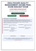 HCQM Final Exam 2026&sol;2027 &vert; 250 Verified Questions with Detailed Rationales &vert; Graded A&plus;&NewLine;&NewLine;