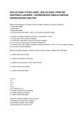 NUR 425 EXAM 3 STUDY GUIDE &vert; NUR 425 EXAM 3 PRACTICE QUESTIONS & ANSWERS &vert; COMPREHENSIVE MEDICAL-SURGICAL NURSING REVIEW 2026&sol;2027