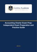 Accounting Charter Exam &vert; Revision Notes and Self-Assessment