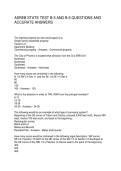 ASREB STATE TEST B-5 AND B-6 QUESTIONS AND ACCURATE ANSWERS