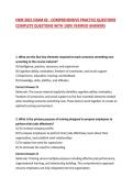 HRIR 3021 EXAM &num;2 - COMPREHENSIVE PRACTICE QUESTIONS COMPLETE QUESTIONS WITH 100&percnt; VERIFIED ANSWERS