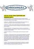LCAS NC ACTUAL FINALS QUESTIONS AND ANSWERS SURE A&period;pd