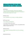 CRW2601 UPDATED ACTUAL EXAM&NewLine;QUESTIONS AND CORRECT ANSWERS&NewLine;