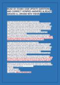BUAD 331 EXAM 4 2026 UPDATE QUESTIONS&NewLine;AND CORRECT VERIFIED ANSWERS ALREADY&NewLine;GRADED A&plus; &lpar;BRAND NEW VISION&rpar;