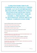 VA DEQ SWM INSPECTOR EXAM &sol;&NewLine;COMPREHENSIVE QUESTIONS & VERIFIED&NewLine;ANSWERS &sol; ACTUAL EXAM PREPARATION &sol;&NewLine;2026 TEST UPDATE &sol; FREQUENTLY TESTED&NewLine;QUESTIONS & DETAILED SOLUTIONS &sol;&NewLine;COMPLETE EXAM REVIEW &sol; ALREADY&NewLine;GRADED &sol; A&plus; PREPARATION &sol; 100&percnt;&NewLine;GUARANTEED PASS &sol;