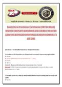 Family Nurse Practitioner Certification &lpar;FNP-BC EXAM&rpar; NEWEST COMPLETE QUESTIONS AND CORRECT VERIFIED ANSWERS &lpar;DETAILED ANSWERS&rpar; &vert; ALREADY GRADED A&plus; &vert; 250 QUIZ&NewLine;&NewLine;