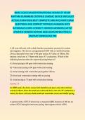 IBHRE CCDS EXAM&sol;INTERNATIONAL BOARD OF HEART RHYTHM EXAMINERS CERTIFIED CARDIAC DEVICE SPECIALIST ACTUAL EXAM 2026-2027 COMPLETE AND ACCURATE EXAM QUESTIONS AND CORRECT DETAILED ANSWERS WITH RATIONALES &lpar;100&percnt; CORRECT VERIFIED ANSWERS&rpar; LATEST UPDATED VERSIO
