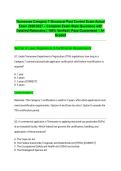 Tennessee Category 7 Structural Pest Control Exam Actual Exam 2026&sol;2027 &ndash; Complete Exam-Style Questions with Detailed Rationales &vert; 100&percnt; Verified &vert; Pass Guaranteed &ndash; A&plus; Graded